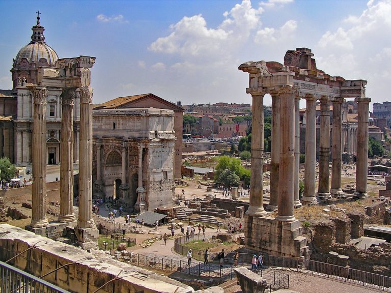 A trip took us through Rome. We wanted to eat and drink like the Romans