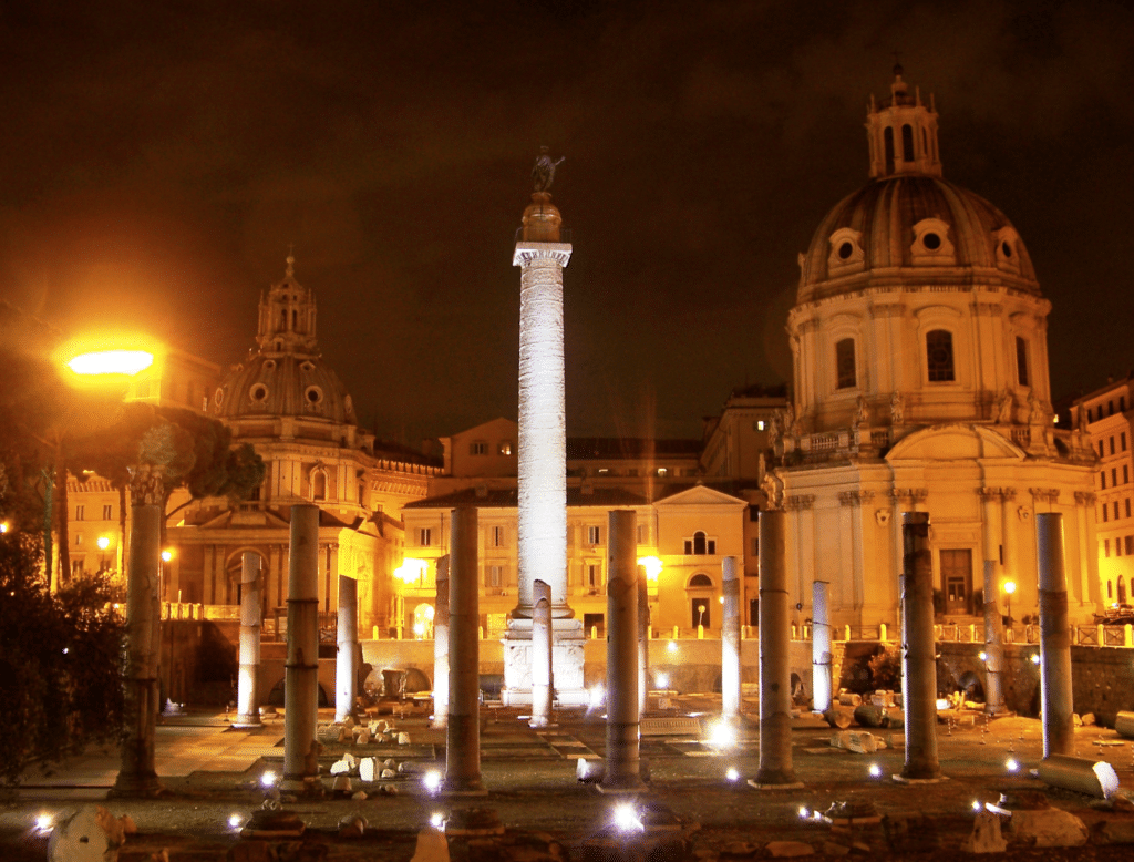 A trip took us through Rome. We wanted to eat and drink like the Romans