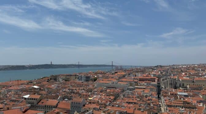 View of Lisbon from the Castelo de Sâo Jorge Photo by ConsumerMojo.com