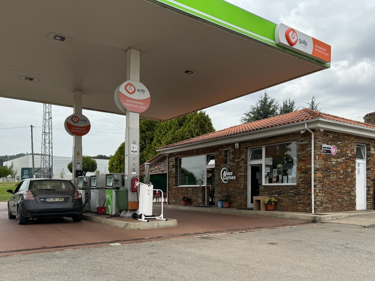 Gas station at Paços