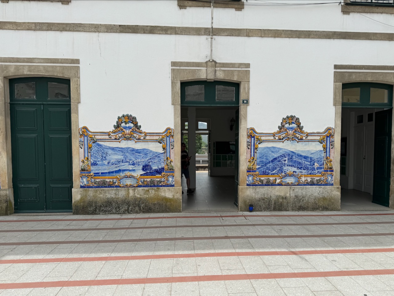 Tiles at the train station in Pinhâo, Portugal