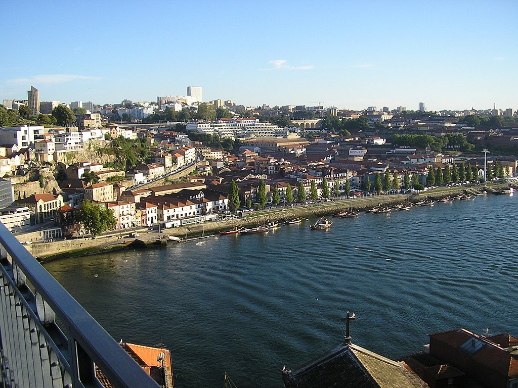 Vila Nova Gai across the Douro River.