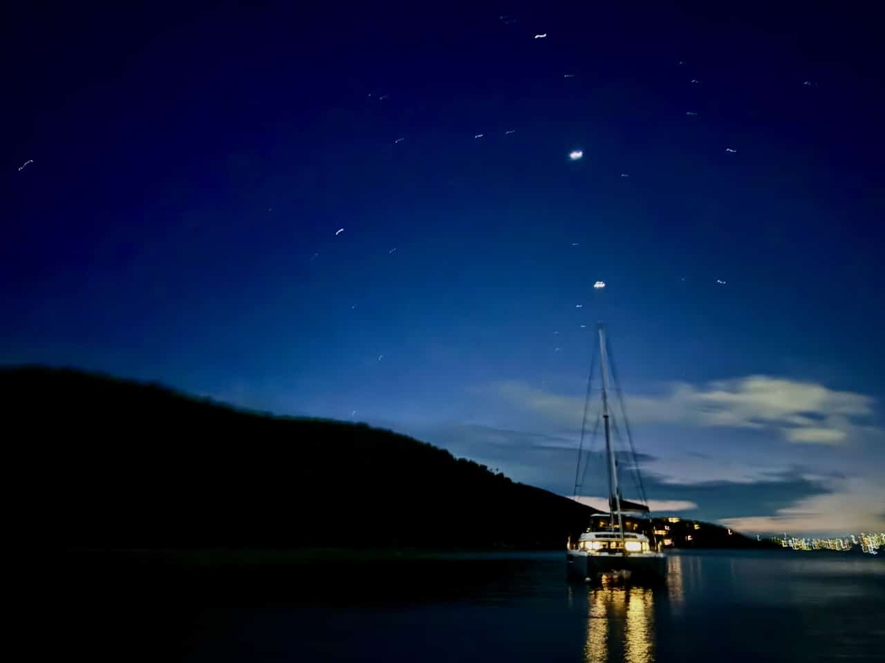 Starry Night in Francis Bay, Photo by ConsumerMojo.com 