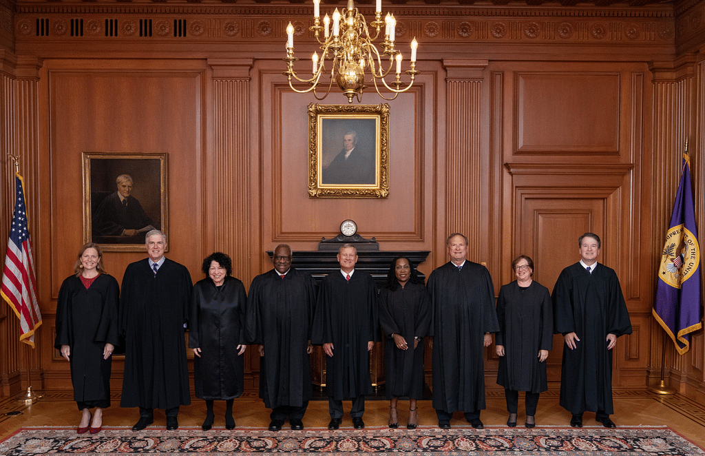 U.S. Supreme Court members. Public Domain